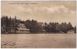 Postcard Muskoka Ontario Pinedale Inn Gull Lake - $8.90