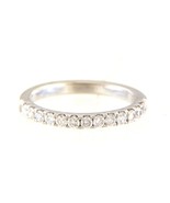 Women&#39;s Wedding band 14kt White Gold 473135 - $9,150.98 MXN