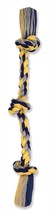 Mammoth Pet Products Cotton blend Color 3 Knot Rope Tug Toy Assorted 1ea/20 in, - £8.61 GBP
