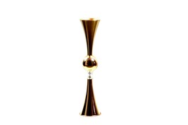 Elegant Metal Flower Vase - Perfect Party Decoration - £30.63 GBP