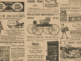 Gift Tissue Paper Made in USA 20x30&quot; Set of 12 Sheets, Vintage Newspaper - $142.65 MXN