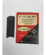 11 x Cleveland Twist Drill Co. 1/16 List 4947 HS HD Drills 135° Split Point - $364.34 MXN
