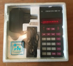 Riz Descom 86 M NEW NIB NOS FAULTY vintage LED calculator - £14.15 GBP