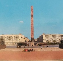 1990 Leningrad Russian Postcard Cold War Era Victory Square Monument C82A6 - $12.50