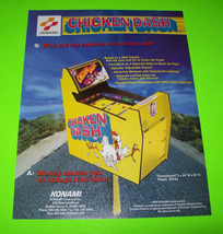 Chicken Dash 1995 Original Nos Redemption Arcade Game Sales Flyer - £11.04 GBP