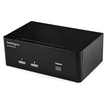 StarTech.com 2-Port DisplayPort KVM Switch - Dual-Monitor - 4K 60 - with Audio &amp; - £318.17 GBP