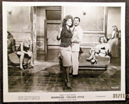 SOPHIA LOREN: (MARRIAGE ITALIAN STYLE) ORIG,1964 VINTAGE PHOTO - €84,75 EUR