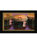 2014 49c Year of the Horse, Chinese Drums, Imperforate Scott 4846a Mint ... - $3.95