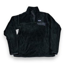 Patagonia 25442 Women&#39;s Black Re-Tool Snap-T Polartec Fleece Pullover Sz... - $28.22