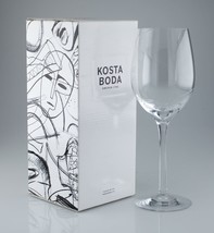 Kosta Boda Line XL Wine Glass 30 cc 7021513 w/ Box - £40.88 GBP