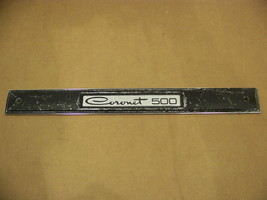 1968 Dodge Coronet 500 Interior Door Panel Emblem #2861184 - $67.46