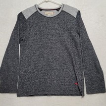 Tommy Bahama Sweatshirt Sz M Long Sleeve Pullover Gray Black - £14.88 GBP
