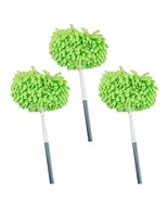 Lot of 3 Quickie Microfiber Ceiling Fan Bulb Duster Cleaner 60&quot; Extensio... - $30.29