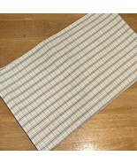 Waverly Garden Room Yellow Green Plaid Cottagecore Oblong Tablecloth 54x92&quot; - $40.72 CAD