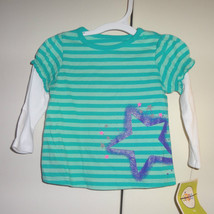 Circo Girls Infant Longsleeve Shirt  Size 9 Months NWT  Star - £5.16 GBP