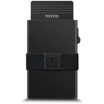 Minimalist Slim Card Holder Wallet for Men - Pop Up Credit Card Holder,Men&#39;s Sli - $30.08