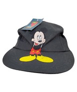 Vintage Disney Mickey Mouse Unlimited Hat Cap Black Rare Deadstock NWT - $704.96 MXN