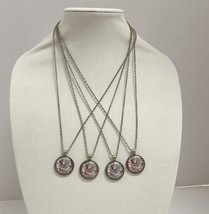 4 Fairy and Butterfly Acrylic Pendant Necklaces NWOT - $213.82 MXN