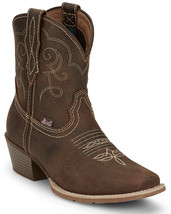 Justin Women&#39;s San Jose Square Toe Western Booties - £79.80 GBP