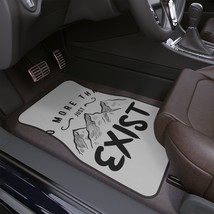 Custom Car Floor Mats with Nature-Inspired &quot;Do More Than Just Exist&quot; Print, Sing - £28.34 GBP+