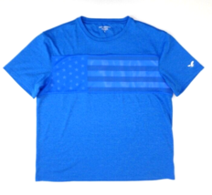 GOLF AMERICA Men&#39;s T-Shirt L Large Blue 100% Polyester - £8.18 GBP