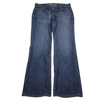 New York Company Jeans Womens 4 Blue Bootcut Low Rise Stretch Pocket Denim Pants - £23.34 GBP