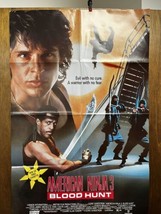 Poster American Ninja 3 Blood Hunt 1989 Video Store Movie Poster Folded Promo - $21.29