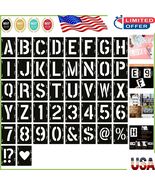 Creative DIY Alphabet Stencil Kit - 42 Reusable 6 Inch Templates for All... - $44.74 CAD