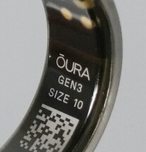 Oura Ring Gen3 Horizon Size 10 - Brushed Titanium JZ90-52594-10 image 4
