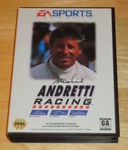 Sega Genesis Mario Andretti Racing Video Game, CIB Complete w/ Case + Manual - £7.03 GBP