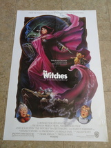 THE WITCHES - MOVIE POSTER WITH ANGELICA HUSTON AND JASON FISHER - £16.55 GBP