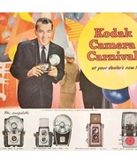 1958 Kodak Camera Carnival Ed Sullivan Advertisement Photography CBS DWII22 - $29.99