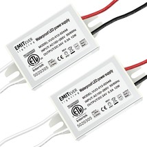 Emitever 24Volt Led Power Supply Driver 12W 2-Pack, Etl Listed Waterproo... - $31.98