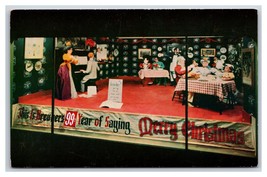 Breuner&#39;s Furniture Store 1955 Christmas Window  UNP Chrome Postcard U14 - $7.87