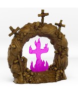3D Printed Fantastic Plants and Rocks Cemetery Portal With Its Cross Eff... - $29.90 CAD+