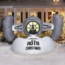 New Gemmy Darth Vader Tie Fighter Star Wars Disney Christmas Blower Inflatable - £75.19 GBP