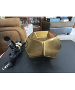 Scentsy Element Bronze Gold Wax Melt Geometric Shape Electric Warmer - £23.52 GBP