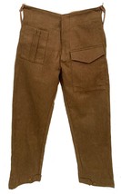 Repro WW2 British Army 37 Pattern Battle Uniform Trousers -Khaki Color (... - £57.85 GBP