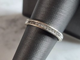 Womens Vintage Estate 10K White Gold Diamond Ring 2.1g #E7106 - £159.04 GBP