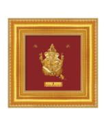 24ct Pure Gold Leaf Baby Ganesha Frame 13.9 x 13.9cm - $5,135.33 MXN