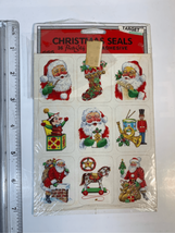 Vintage PrestoStick Christmas Seals Stickers-Target-New with Defects-San... - $10.49