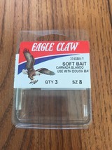 Eagle Claw Soft Bait Carnada Blando Use With Dough bait QTY3 374SBA-8 Ships N 24 - $29.77
