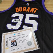 Kevin Durant #35 Signed Autographed Phoenix Suns Bleu Jersey-COA - $340.00