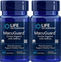 Macuguard Ocular Support With Saffron Eye Health 120 Softgels Life Extension - £28.23 GBP