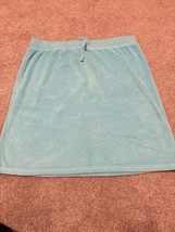 L.L. Bean Terry Cloth Pull On Skirt Sz M Lt Green L L Bean - £9.17 GBP