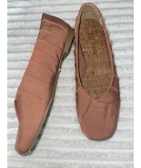 Korks Kork Ease neutral square toe fabric ballet flats CORAL SZ 6 NEW - $123.65 CAD
