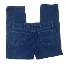 Wrangler Jeans 36x29 Mens Dark Wash High Rise Bootcut Denim Bottoms - £17.72 GBP