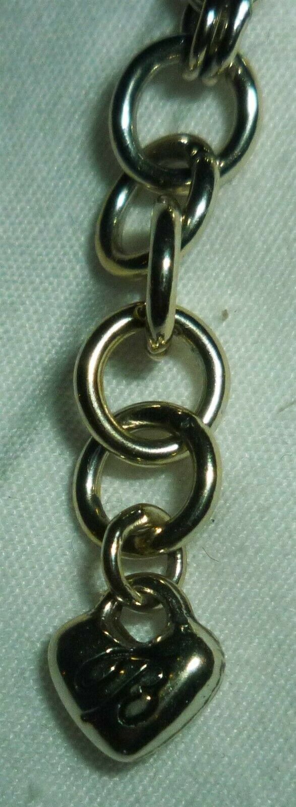 BRIGHTON SILVER STERLING BEIGE INLAID ENAMEL FONTINA LINK BRACELET Item image 4