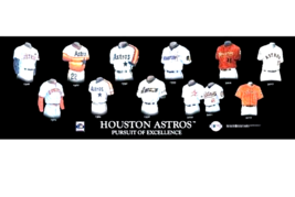 Houston Astros Team Legacy Uniform Plaque Cooperstown Collection MLB Lic... - £14.61 GBP
