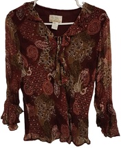 New York City Design Co. Women&#39;s Petites P/L Multicolor Floral Long Slee... - $20.00